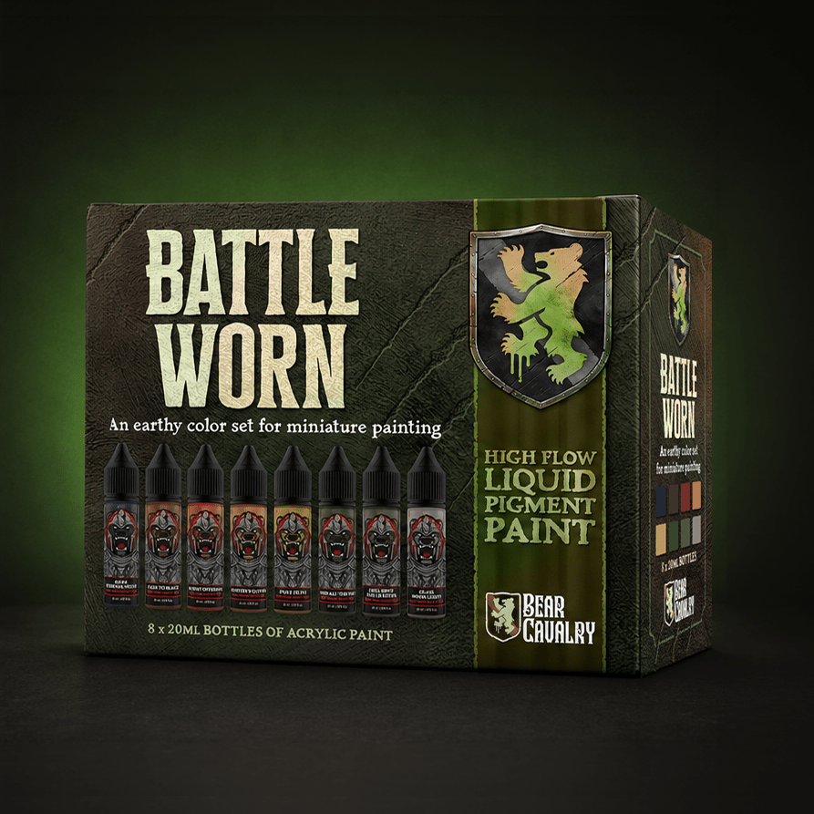 Battle Worn Paint Set - Bear Cavalry Paints