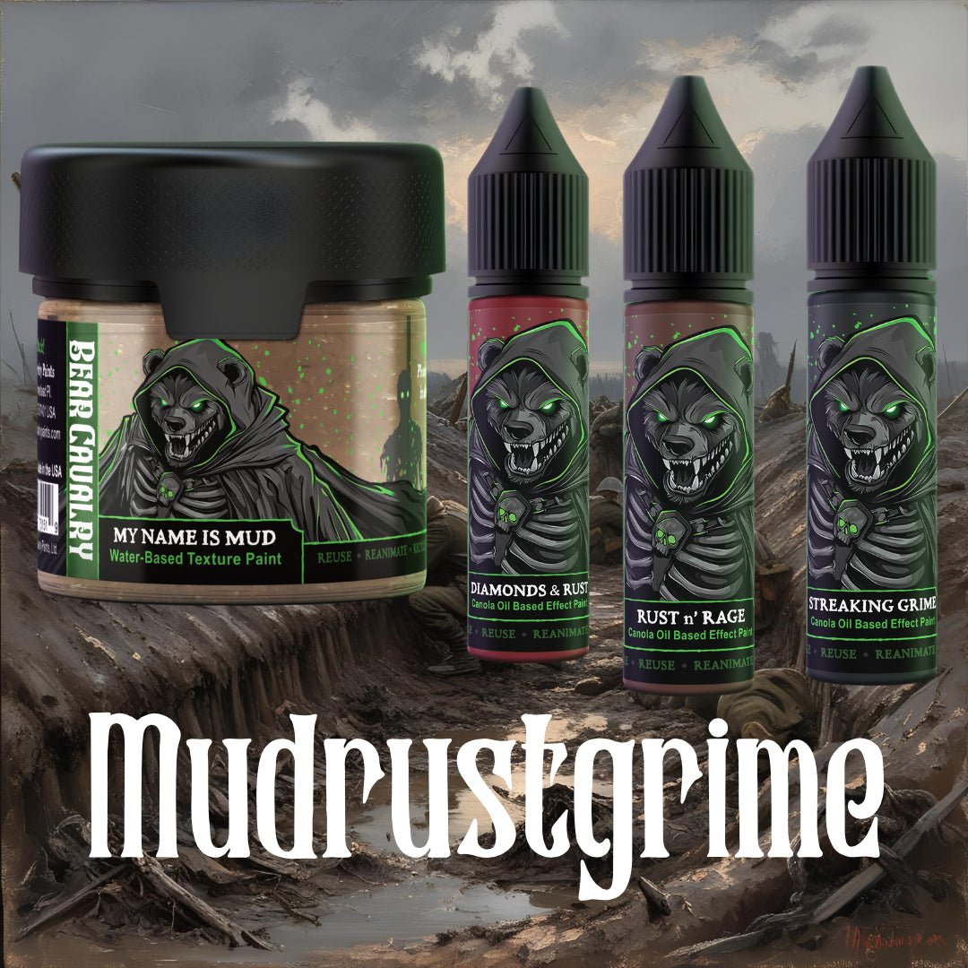 Mud texture paint - Bear Cavalry Paints