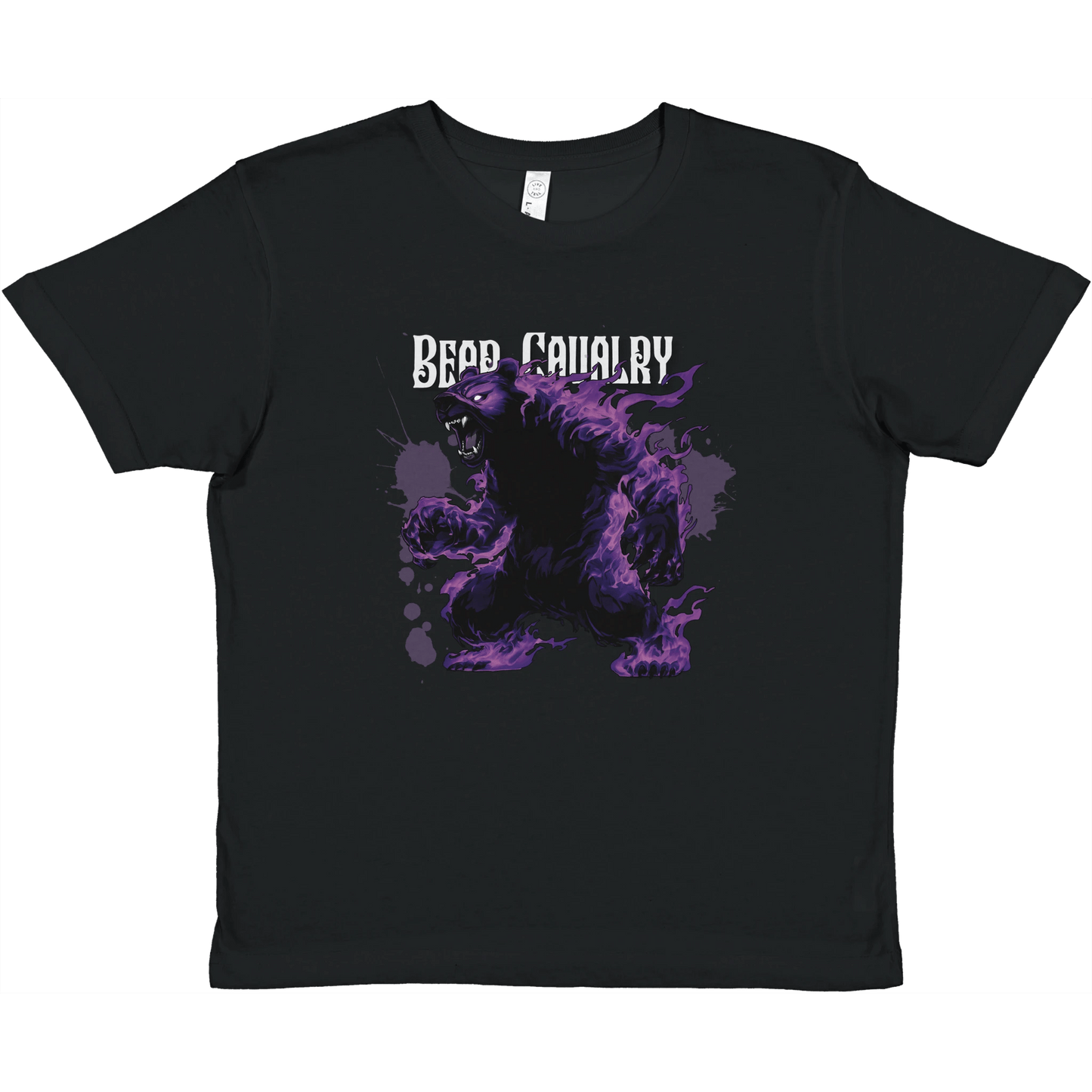 Premium Kids Crewneck T-shirt - Bear Cavalry Paints