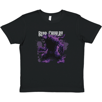 Premium Kids Crewneck T-shirt - Bear Cavalry Paints