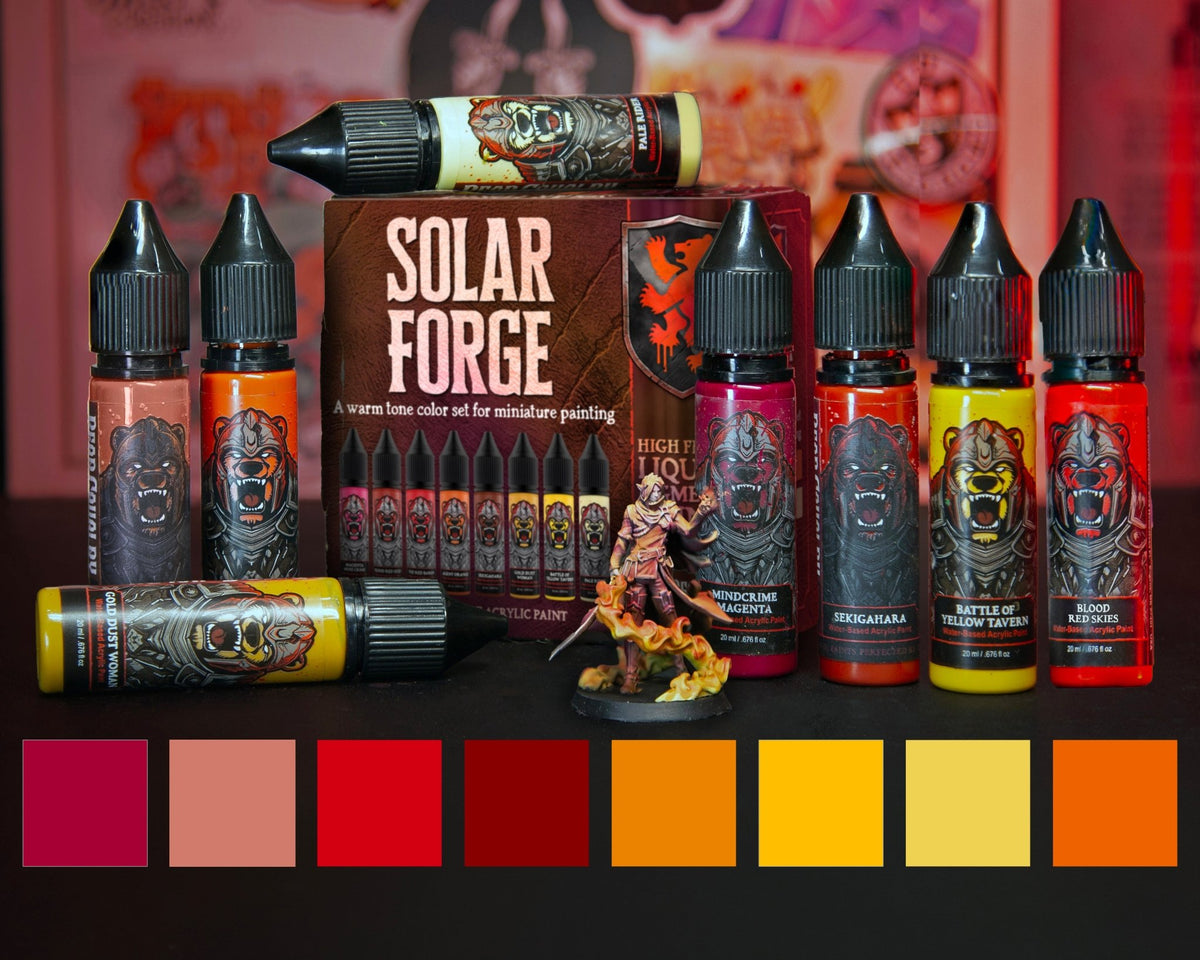 Solar Forge Paint Set - Bear Cavalry Paints